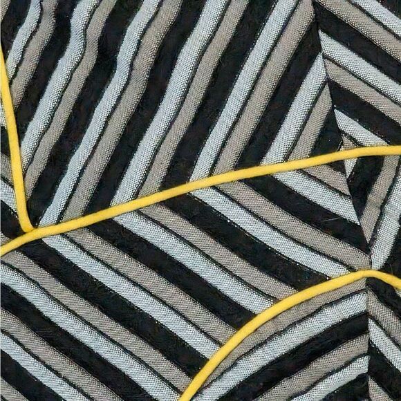 Bensoni 4 Striped Color Block Pencil Skirt Y2K Futuristic VTG Cyberpunk Cosplay - Picture 9 of 12